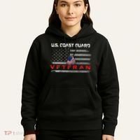 Us Coast Guard Veteran Veteran Flag Hoodie thumb 5