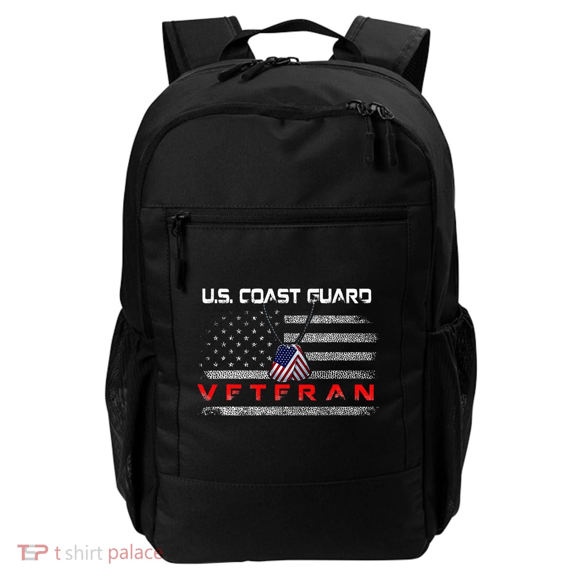 Us Coast Guard Veteran Veteran Flag Backpack