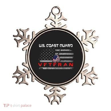 Us Coast Guard Veteran Veteran Flag Ornament