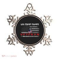 Us Coast Guard Veteran Veteran Flag Ornament thumb 0