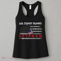 Us Coast Guard Veteran Veteran Flag Women's Tank Top thumb 3
