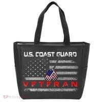 Us Coast Guard Veteran Veteran Flag Tote Bag thumb 0