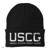Us Coast Guard Uscg United States Anchor Beanie thumb 0