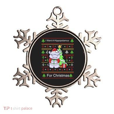 Ultimate Christmas I Want A Hippopotamus Ugly Ornament
