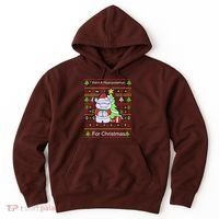 Ultimate Christmas I Want A Hippopotamus Ugly Hoodie thumb 0