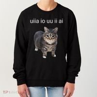 Uiia Cat I Wake Up I Engage In Tomfoolery Women's Sweatshirt thumb 0