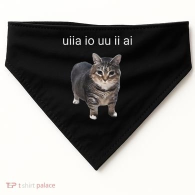 Uiia Cat I Wake Up I Engage In Tomfoolery USA-Made Doggie Bandana
