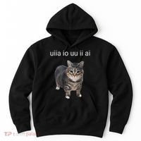 Uiia Cat I Wake Up I Engage In Tomfoolery Hoodie thumb 0