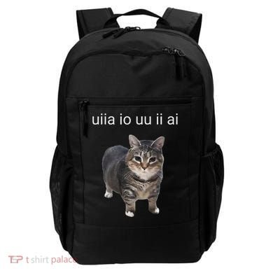 Uiia Cat I Wake Up I Engage In Tomfoolery Backpack