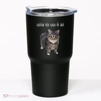Uiia Cat I Wake Up I Engage In Tomfoolery Tumbler thumb 0