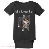 Uiia Cat I Wake Up I Engage In Tomfoolery Baby Bodysuit thumb 0