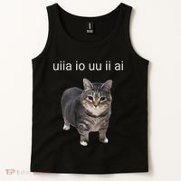 Uiia Cat I Wake Up I Engage In Tomfoolery Tank Top thumb 2