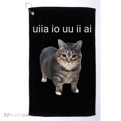 Uiia Cat I Wake Up I Engage In Tomfoolery Golf Towel