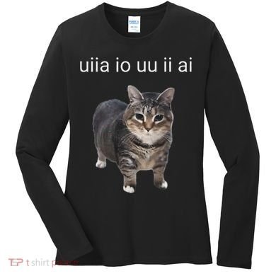 Uiia Cat I Wake Up I Engage In Tomfoolery Women's Long Sleeve Shirt