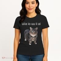 Uiia Cat I Wake Up I Engage In Tomfoolery Women's T-Shirt thumb 4