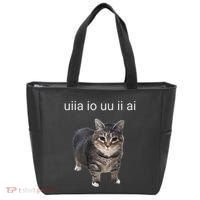 Uiia Cat I Wake Up I Engage In Tomfoolery Tote Bag thumb 0