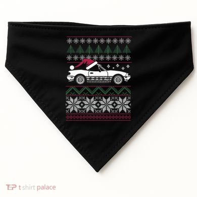 Ugly Christmas JDM Import Car  USA-Made Doggie Bandana
