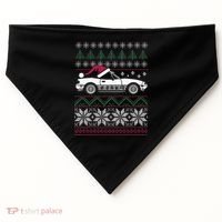 Ugly Christmas JDM Import Car  USA-Made Doggie Bandana thumb 0