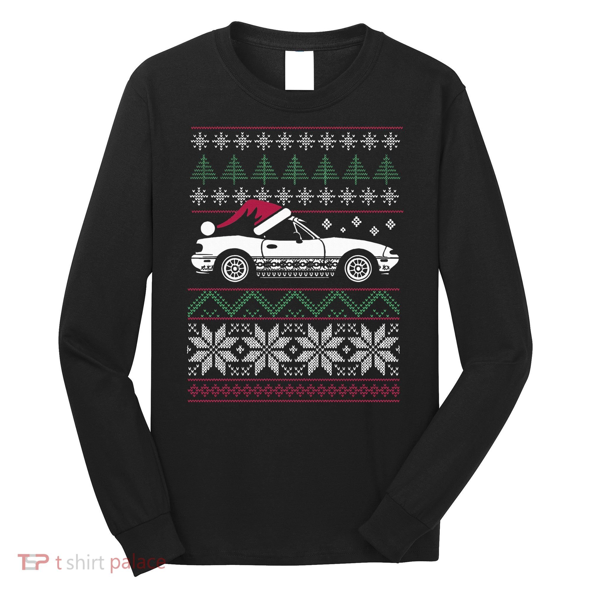 Ugly Christmas JDM Import Car  Long Sleeve Shirt