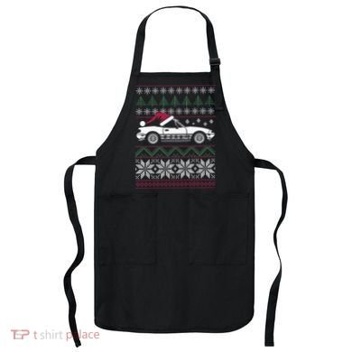 Ugly Christmas JDM Import Car  Apron