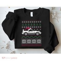 Ugly Christmas JDM Import Car  Sweatshirt thumb 2