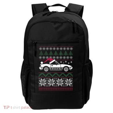 Ugly Christmas JDM Import Car  Backpack