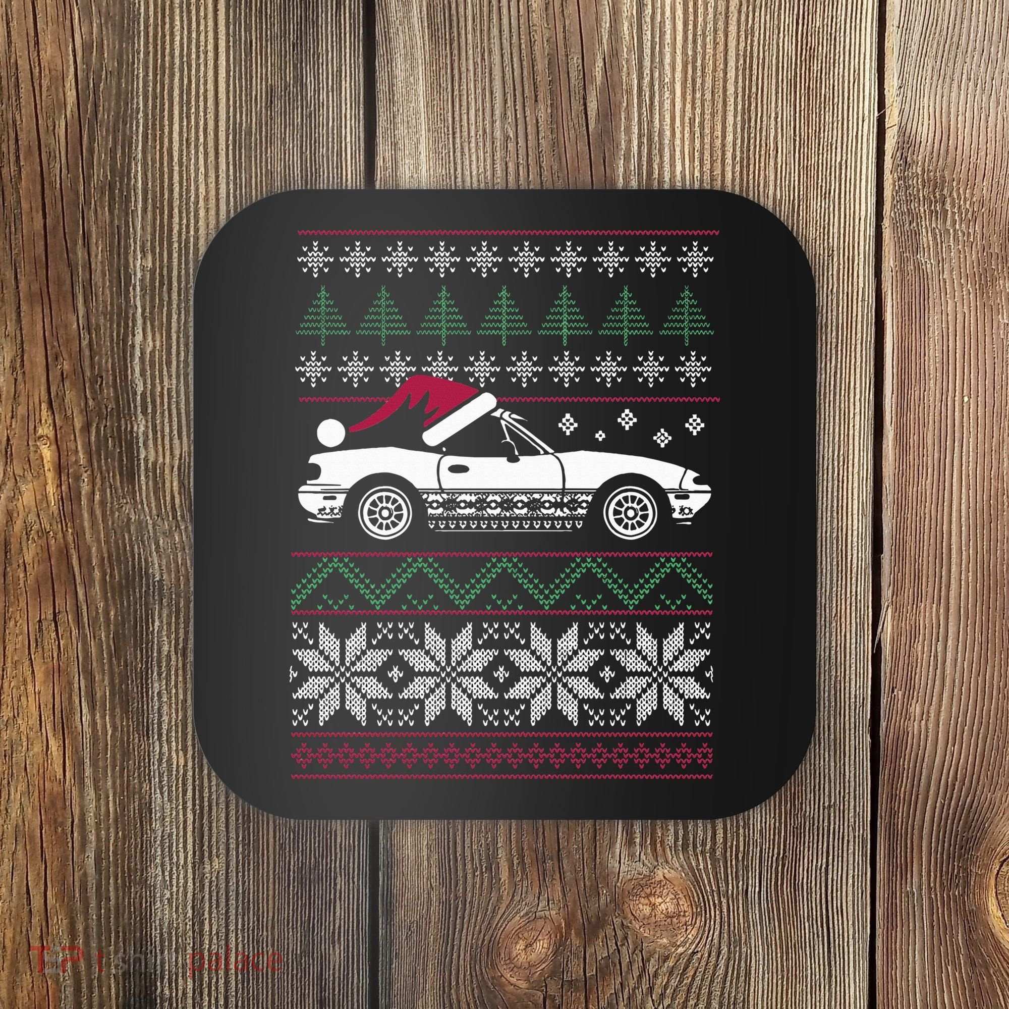 Ugly Christmas JDM Import Car  Coaster