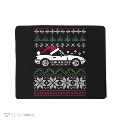 Ugly Christmas JDM Import Car  Mousepad