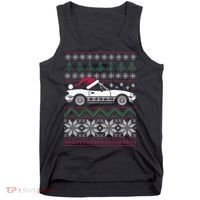Ugly Christmas JDM Import Car  Tank Top thumb 0