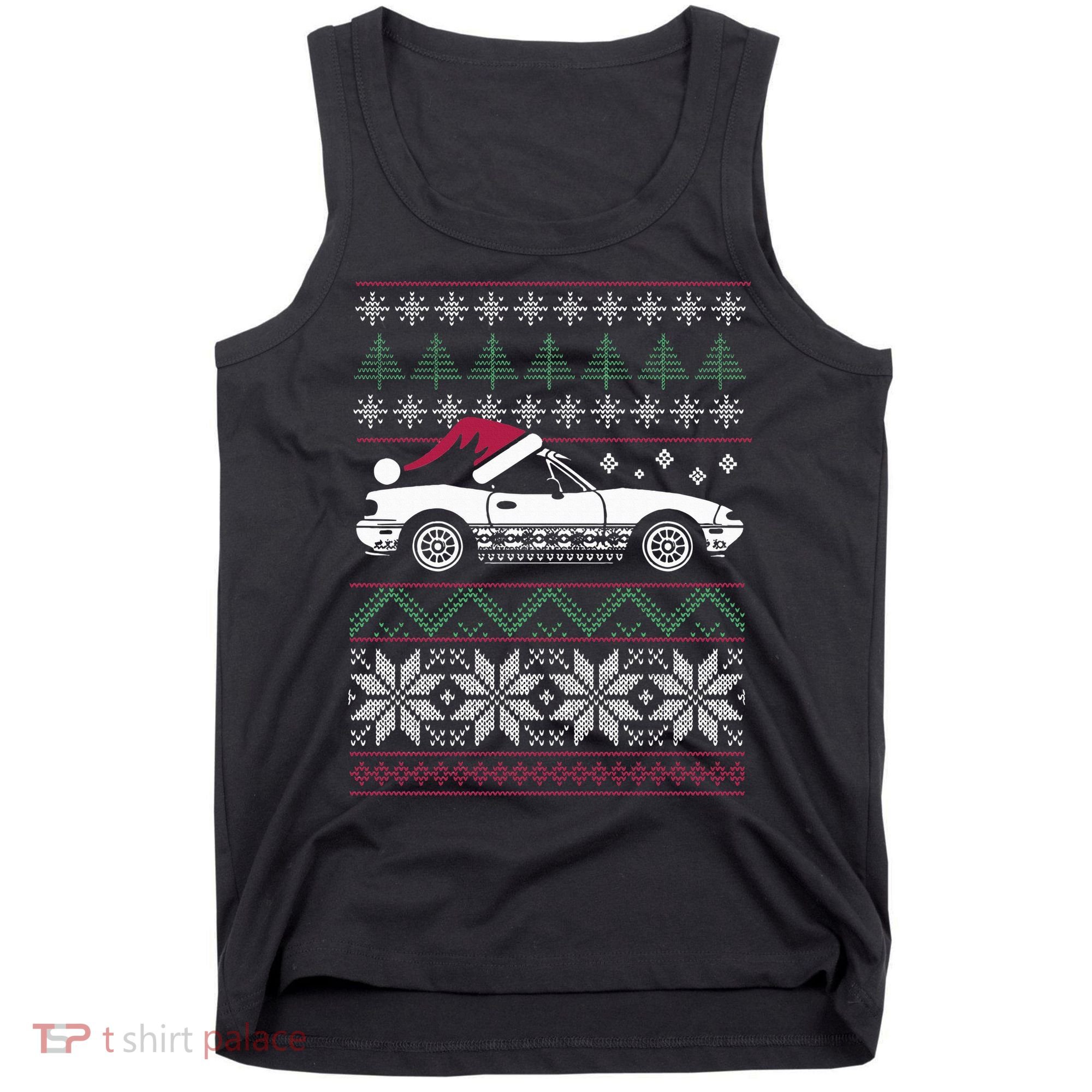 Ugly Christmas JDM Import Car  Tank Top