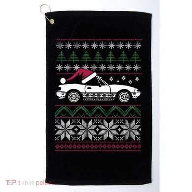 Ugly Christmas JDM Import Car  Golf Towel