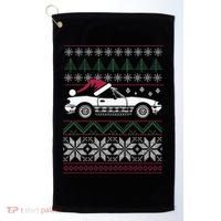 Ugly Christmas JDM Import Car  Golf Towel thumb 0