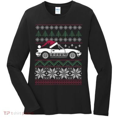 Ugly Christmas JDM Import Car  Women's Long Sleeve Shirt