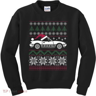 Ugly Christmas JDM Import Car  Kids Sweatshirt