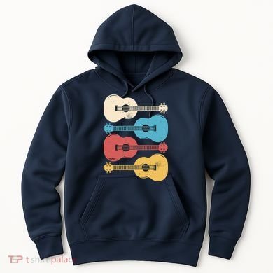 Ukelele Colorful Music Hoodie
