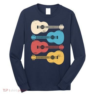 Ukelele Colorful Music Long Sleeve Shirt
