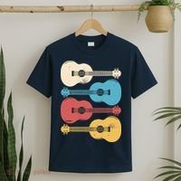 Ukelele Colorful Music T-Shirt thumb 2