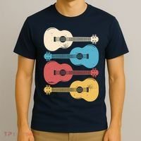 Ukelele Colorful Music T-Shirt thumb 3