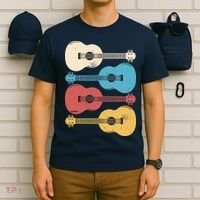 Ukelele Colorful Music T-Shirt thumb 6