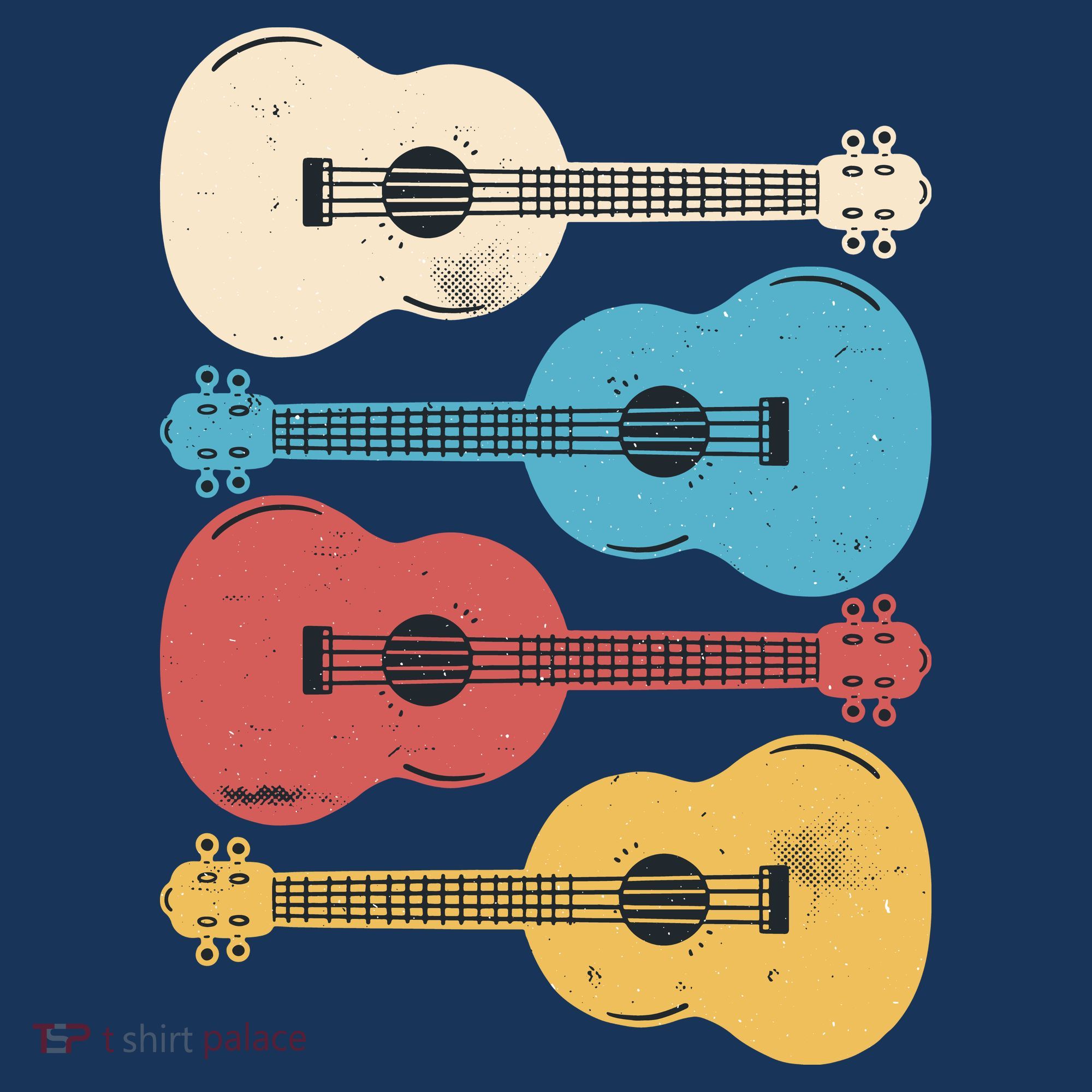 Ukelele Colorful Music T-Shirt