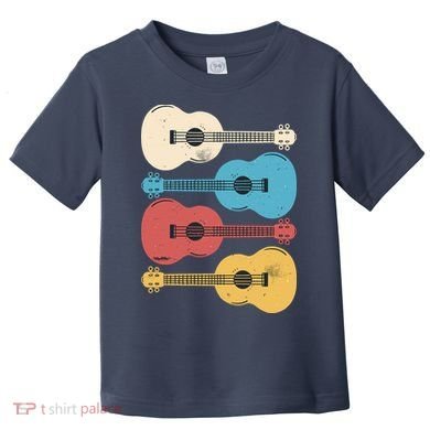 Ukelele Colorful Music Toddler T-Shirt