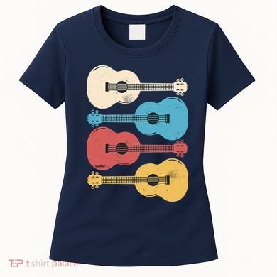 Ukelele Colorful Music Women's T-Shirt