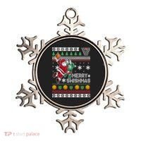 Ugly Christmas Merry Swishmas Basketball Gift Ornament thumb 0
