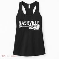 Unique Country Music Lovers Nashville Musician Guitar Cool Women's Tank Top thumb 0