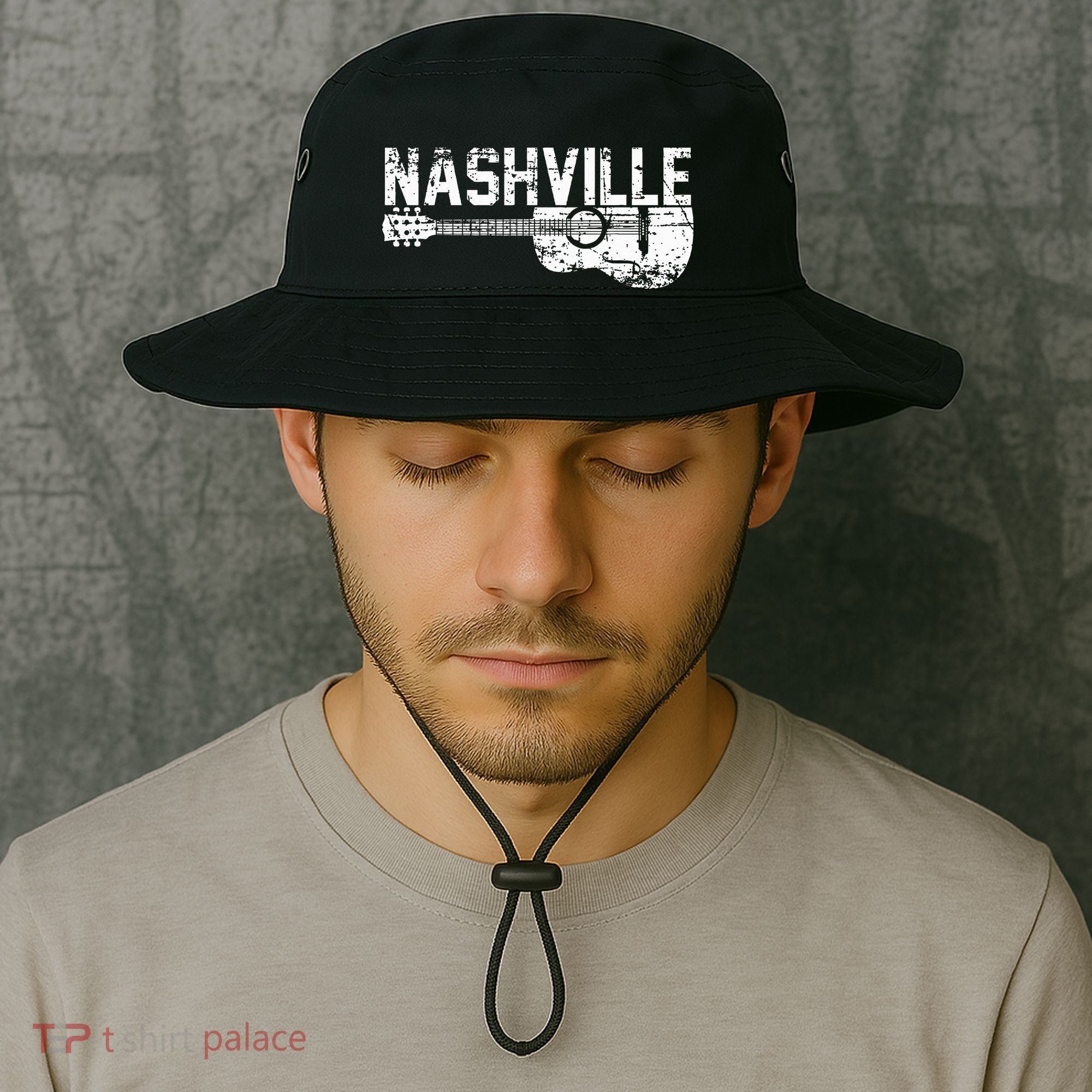 Unique Country Music Lovers Nashville Bucket Hat