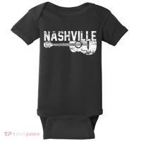 Unique Country Music Lovers Nashville Baby Bodysuit thumb 0