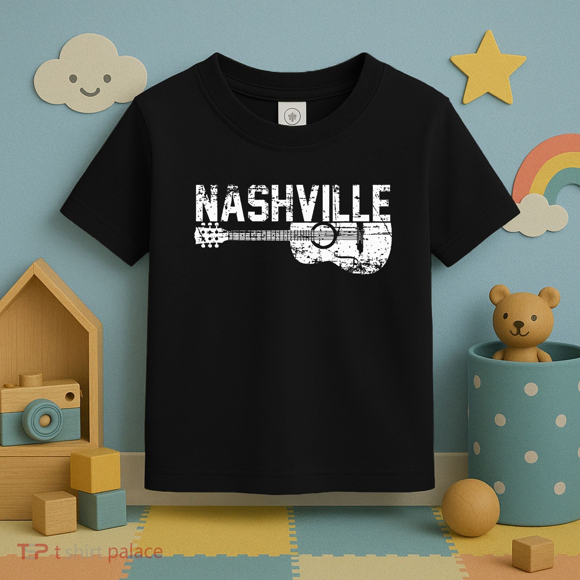 Unique Country Music Lovers Nashville Toddler T-Shirt