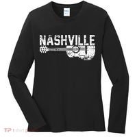 Unique Country Music Lovers Nashville Women's Long Sleeve Shirt thumb 0
