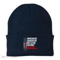 Unvaccinated Conservative Meat Eating Gun Owner Beanie thumb 0