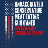 Unvaccinated Conservative Meat Eating Gun Owner Women's Tank Top thumb 5